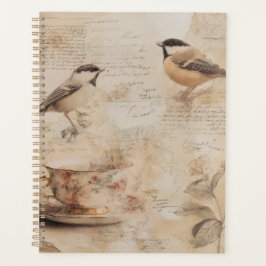 Vintage Tea Cup Planner