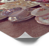 Vintage Tea Cups Poster (Hoek)