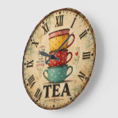 Vintage Tea Time Grote Klok (Hoek)