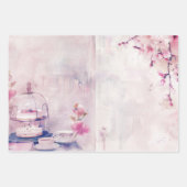 Vintage Tea Time Luxe Aesthetics Inpakpapier Vel (Voorkant 3)