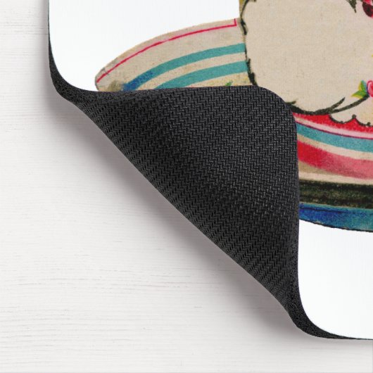 vintage teacup muismat (Hoek)