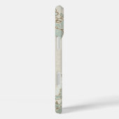Vintage Teal Vogels Tak Case-Mate iPhone Case (Achterkant / Rechts)