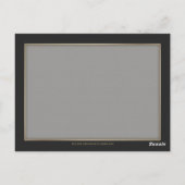 Vintage Teddy Bear Briefkaart (Achterkant)