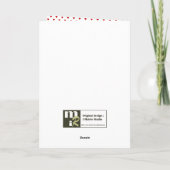 Vintage Teddy Bear Valentijnsdag Wenskaarten Feestdagen Kaart (Achterkant)