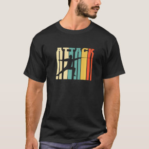Vintage tegen afsluiter aanval t-shirt
