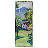 Vintage Tegernsee Landscape August Macke Wijn Cadeautas (Voorkant)