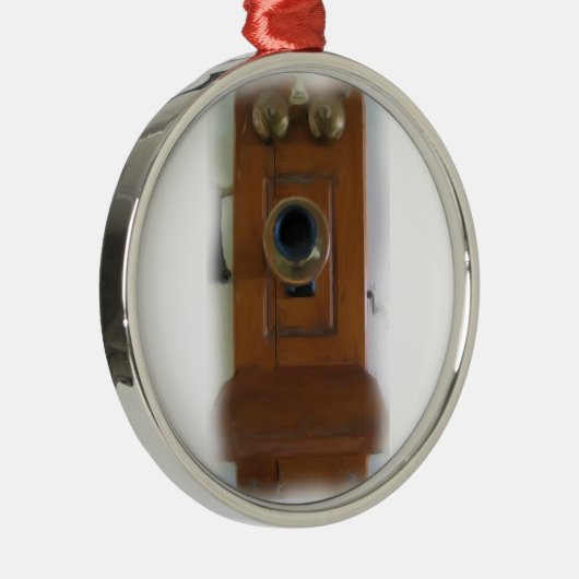 Vintage Telefoon Ornament (Rechts)
