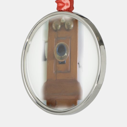 Vintage Telefoon Ornament (Links)