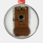Vintage Telefoon Ornament (Voorkant)