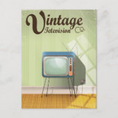 Vintage Television Co. Commercial Briefkaart (Voorkant)