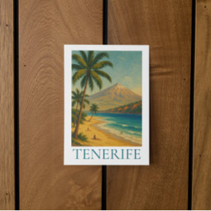 Vintage Tenerife Canarische Eiland Strand Playa Re Briefkaart