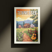 Vintage Tennessee Briefkaart
