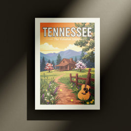 Vintage Tennessee Briefkaart