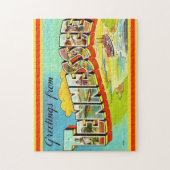 Vintage Tennessee Greeting Postcard 11x14 Legpuzzel (Verticaal)