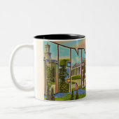 Vintage Tennessee-postkaart mok (Links)