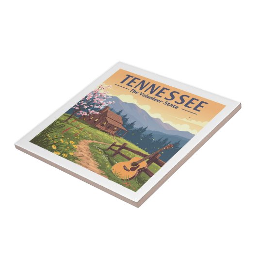 Vintage Tennessee Tegeltje (Zijkant)