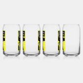 Vintage Tennis Lemonade Blikvorm Glas (Links)