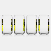 Vintage Tennis Lemonade Blikvorm Glas (Rechts)