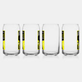 Vintage Tennis Lemonade Blikvorm Glas (Links)