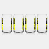 Vintage Tennis Lemonade Blikvorm Glas (Rechts)