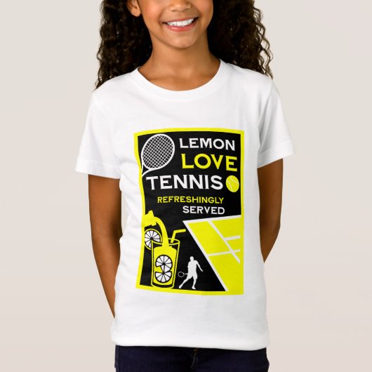Vintage Tennis Lemonade T-shirt (Voorkant)