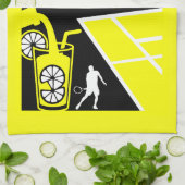 Vintage Tennis Lemonade Theedoek (Gevouwen)