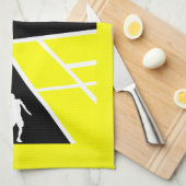 Vintage Tennis Lemonade Theedoek (Quarter Fold)