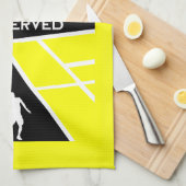 Vintage Tennis Lemonade Theedoek (Quarter Fold)