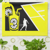 Vintage Tennis Lemonade Theedoek (Gevouwen)