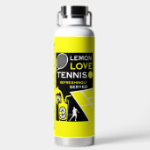 Vintage Tennis Lemonade Waterfles (Achterkant)
