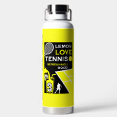 Vintage Tennis Lemonade Waterfles (Achterkant)