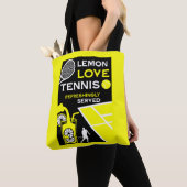 Vintage Tennis Limonade Tote Bag (Dichtbij)