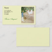 Vintage Tennis "Visitekaartje" Visitekaartje (Voorkant / Achterkant)