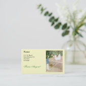 Vintage Tennis "Visitekaartje" Visitekaartje (Staand voorkant)