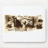 Vintage Tesla Letterhead Muismat (Voorkant)