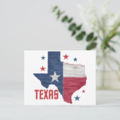 Vintage Texas Briefkaart (Staand voorkant)