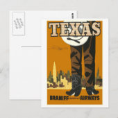Vintage Texas Briefkaart (Voorkant / Achterkant)