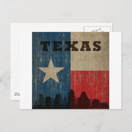 Vintage Texas Briefkaart (Voorkant / Achterkant)
