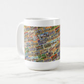 Vintage Texas Briefkaart Mok (Voorkant links)