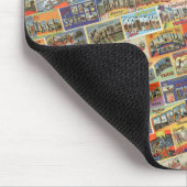 Vintage Texas Briefkaart Mousepad Muismat (Hoek)