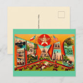 Vintage Texas Greeting Postcard Briefkaart (Voorkant / Achterkant)