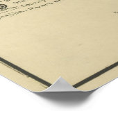 Vintage Texas Highway Map (1917) Poster (Hoek)