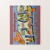Vintage Texas Legpuzzel (Verticaal)