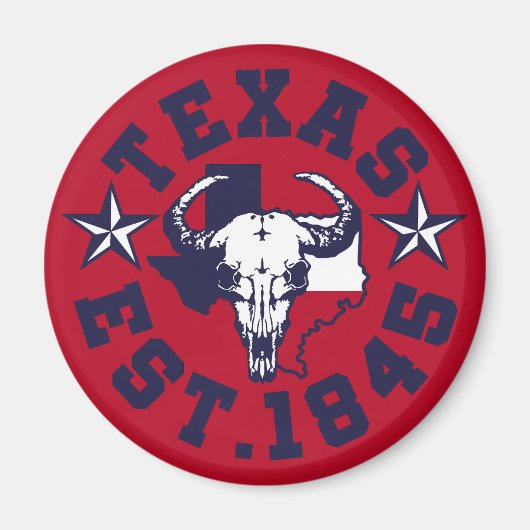 Vintage Texas Magneet (Voorkant)