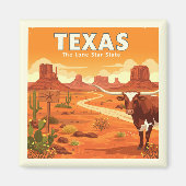 Vintage Texas Magneet (Voorkant)
