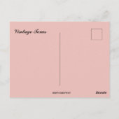 Vintage Texas Map Briefkaart (Achterkant)