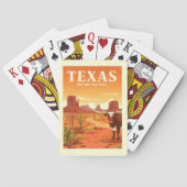 Vintage Texas Pokerkaarten (Achterkant)