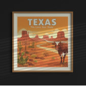 Vintage Texas Poster