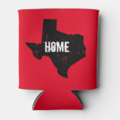 Vintage Texas: silhouette bier kan houder zijn Blikjeskoeler (Voorkant)