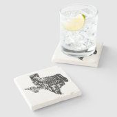 Vintage Texas Stone Onderzetter (Zijkant)